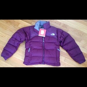 The North Face Purple Puffer Jacket